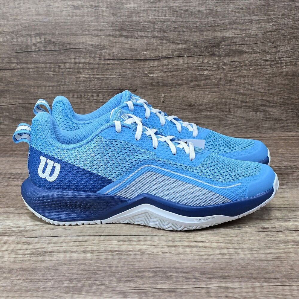 Wilson Rush Pro Lite Women's Size 8.5 Blue White Tennis Shoes (WRS332960) NEW